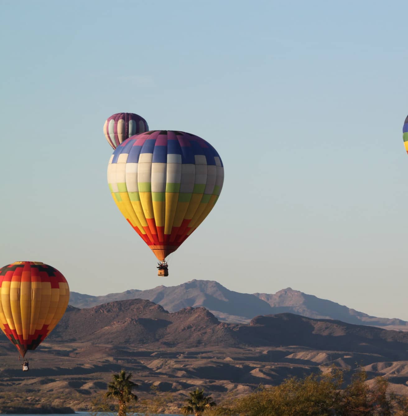 Hot air balloons in Arizona